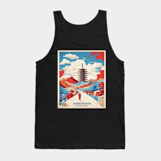 Juknokwon South Korea Travel Tourism Retro Vintage Tank Top